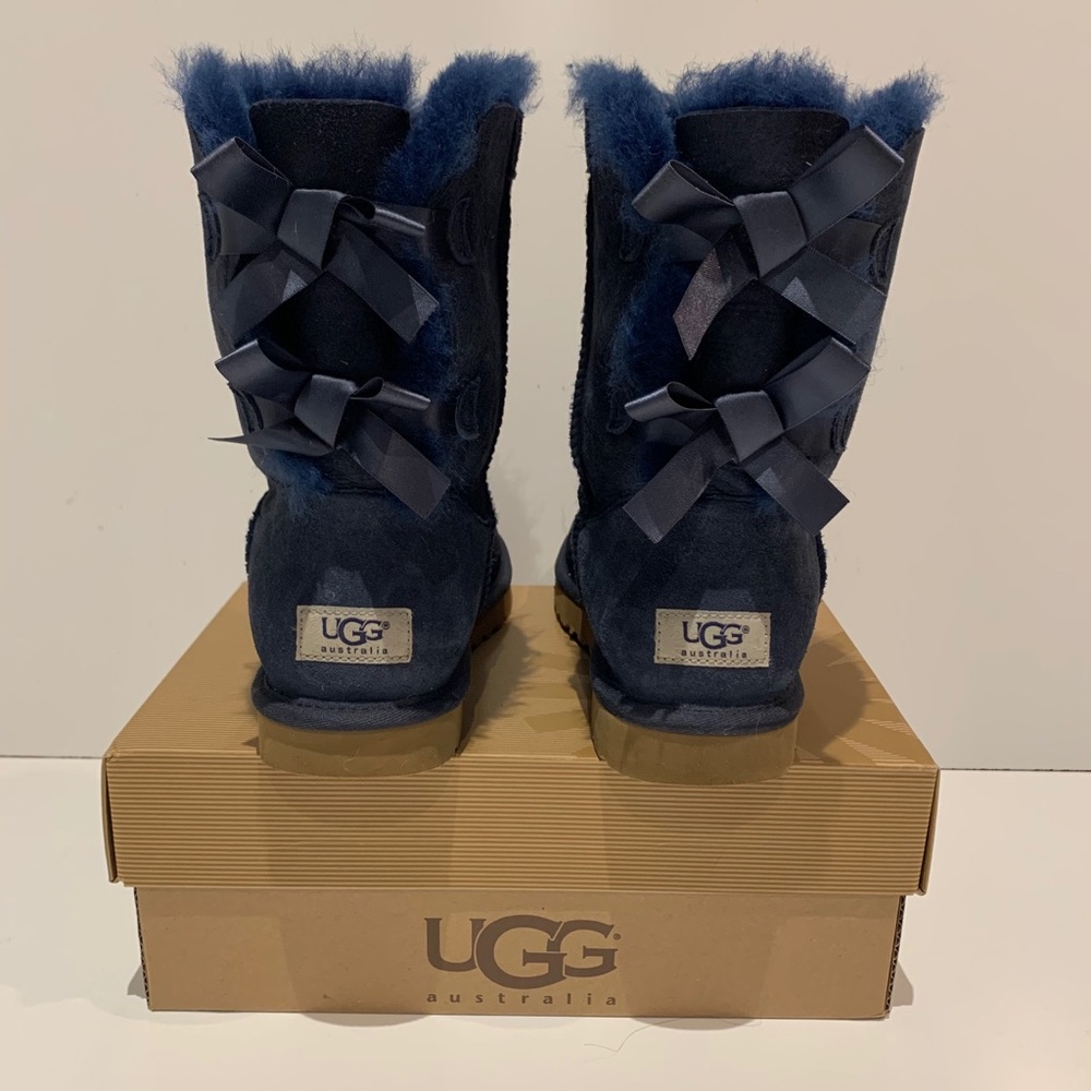 Ugg Australia Bailey bow boots navy